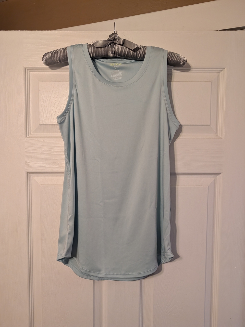 Tek Gear Light Green Athletic Sleeveless Tank Top